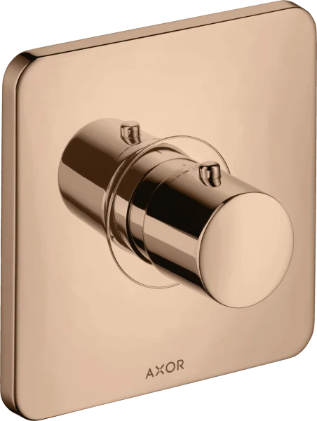 Axor Citterio M Thermostatic Mixer For Concealed Installation Polished Red Gold
