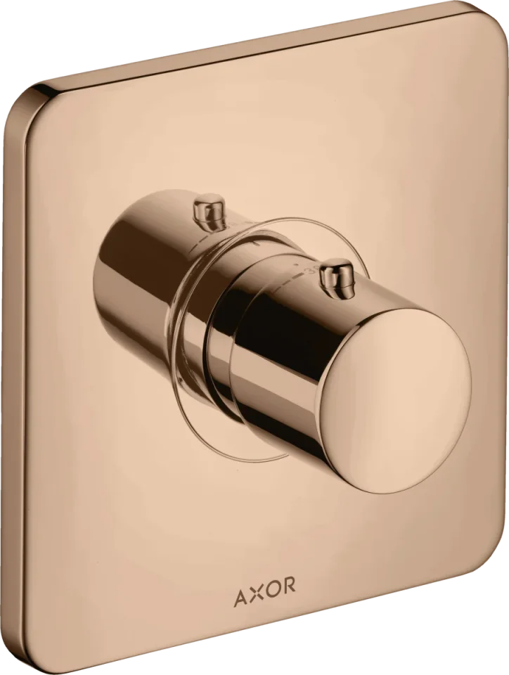 Axor Citterio M Thermostatic Shower Mixer Concealed 217 X 187 X 135mm Rose Gold/gold - Polished product image - Image 1