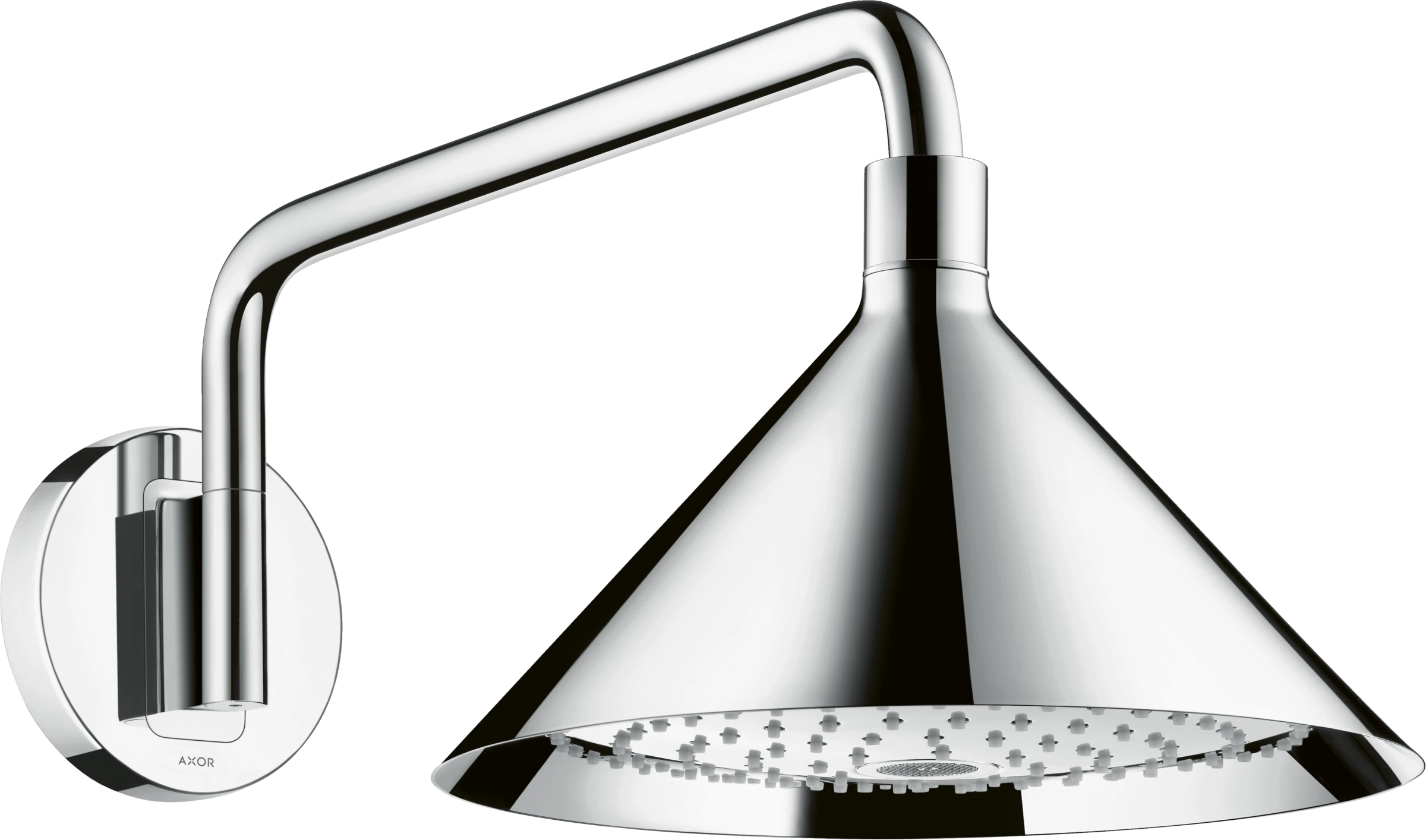 Axor Showers/front Overhead Shower 240 2jet With Shower Arm Chrome