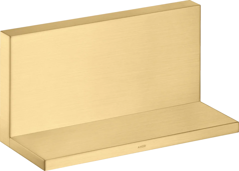 Axor Showersolutions Shelves 300 X 206 X 136mm Gold - Brushed product image - Image 1