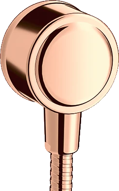 Axor Montreux Wall Outlet With Non-return Valve Polished Red Gold