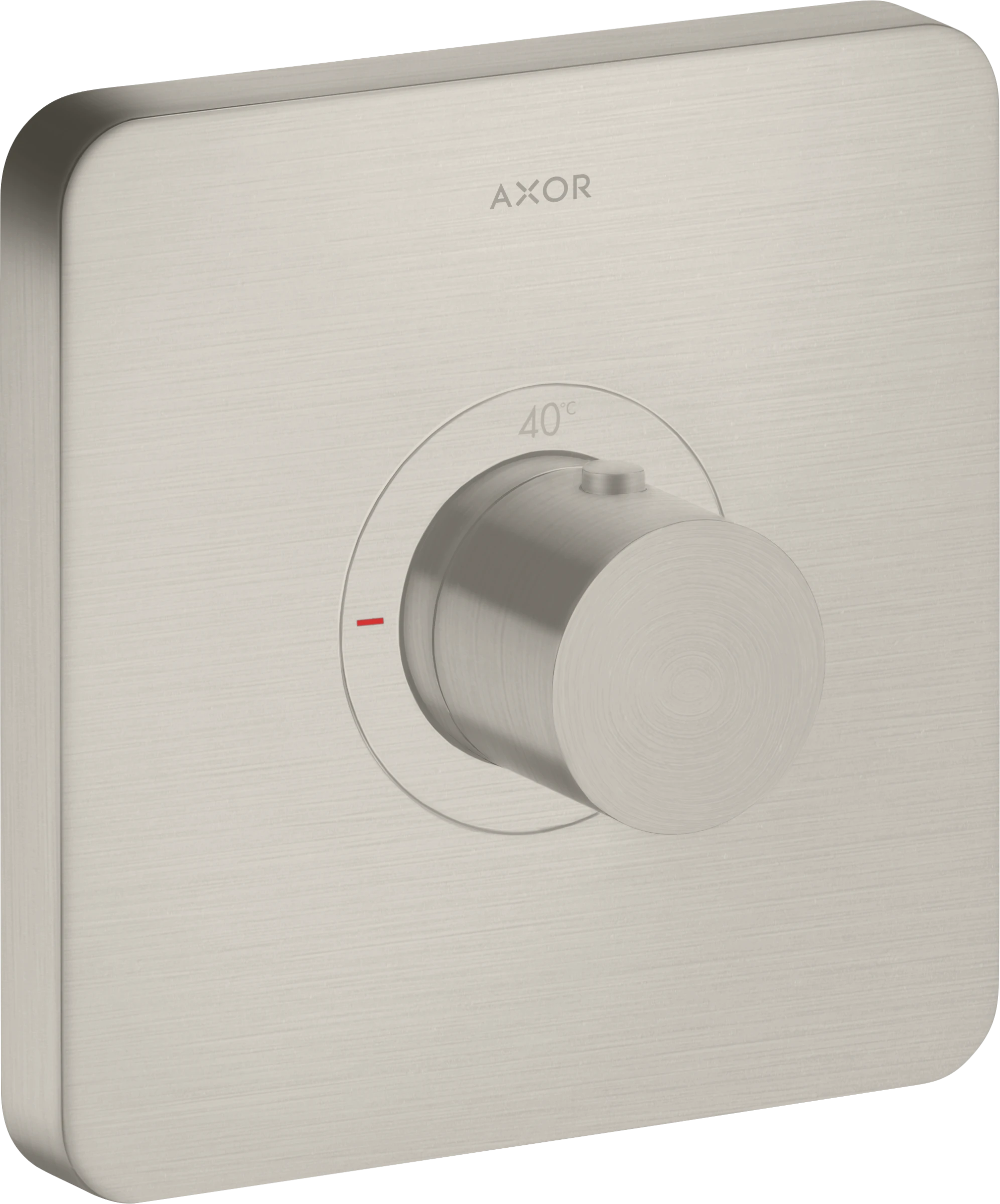 Axor Showerselect Thermostatic Mixer Highflow Softsquare For Concealed Installation Stainless Steel
