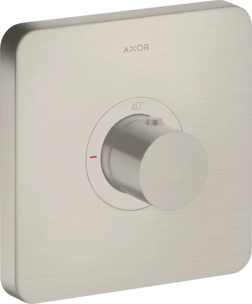 Axor Showerselect Thermostatic Mixer Highflow Softsquare For Concealed Installation Stainless Steel