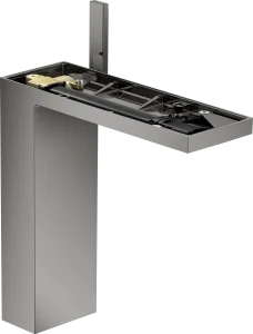 Axor Myedition Single Lever Basin Mixer 230 With Push-open Waste Without Plate Polished Black Chrome