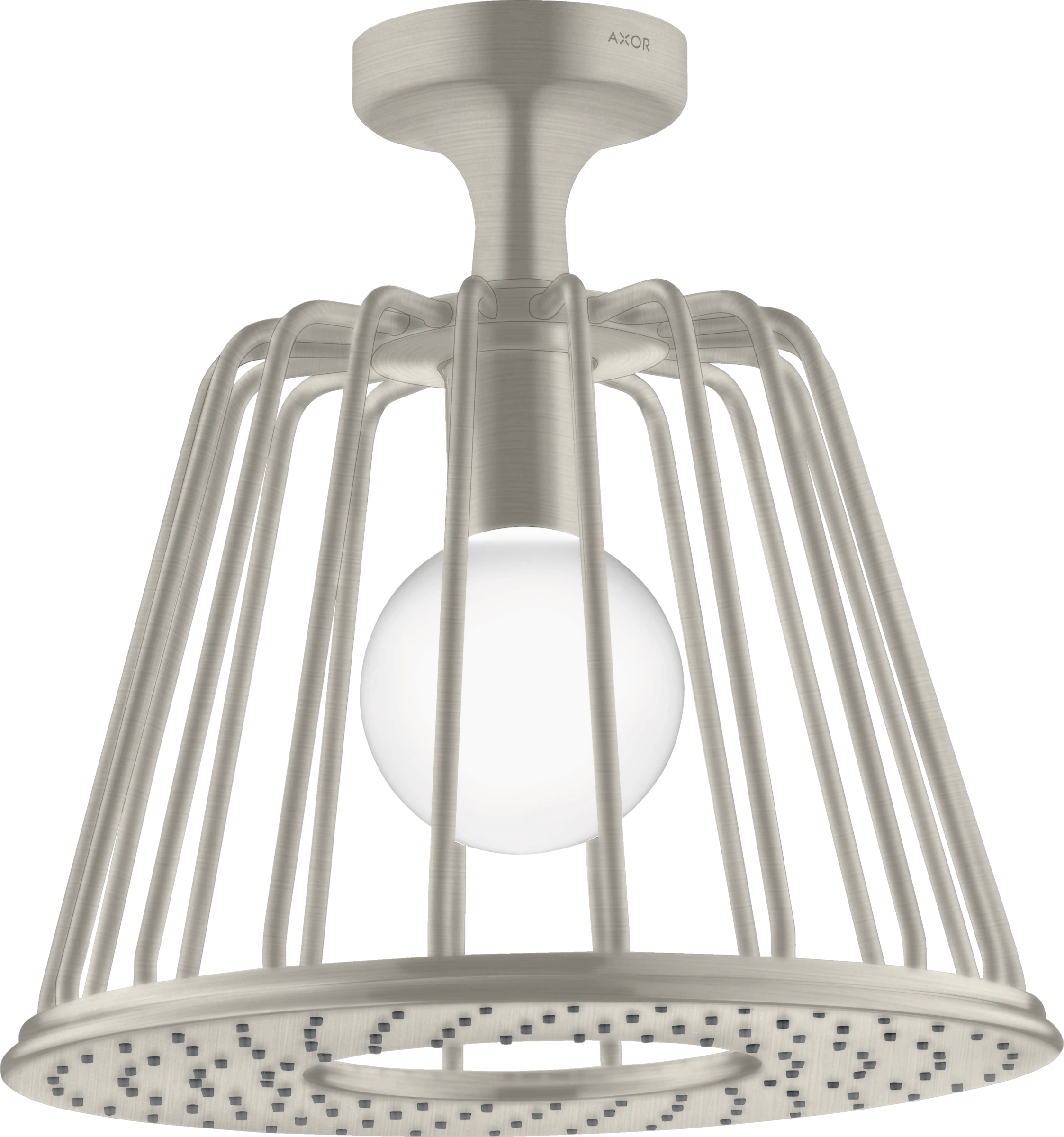 Axor Lampshower/nendo Lampshower 275 1jet With Ceiling Connector Stainless Steel