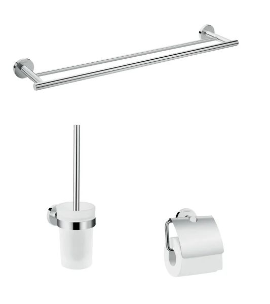 Hansgrohe Logis Universal Bath-accessory Basic Set 3 In 1 Chrome