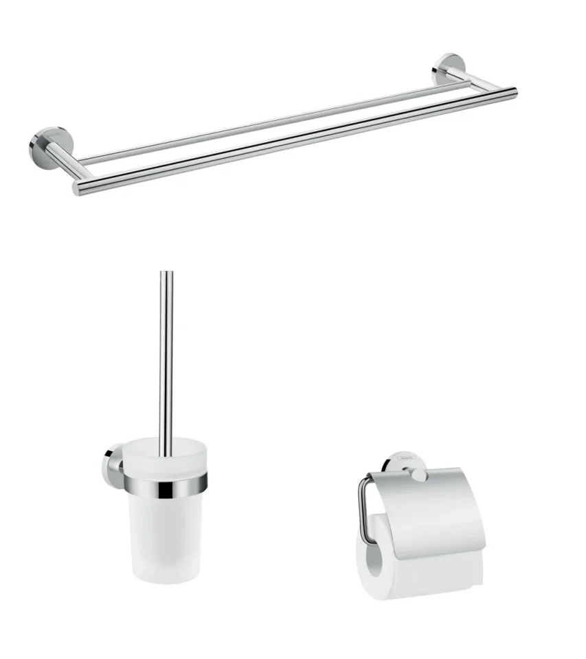 Hansgrohe Logis Universal Accessories Sets 680 X 236 X 165mm Chrome product image - Image 1