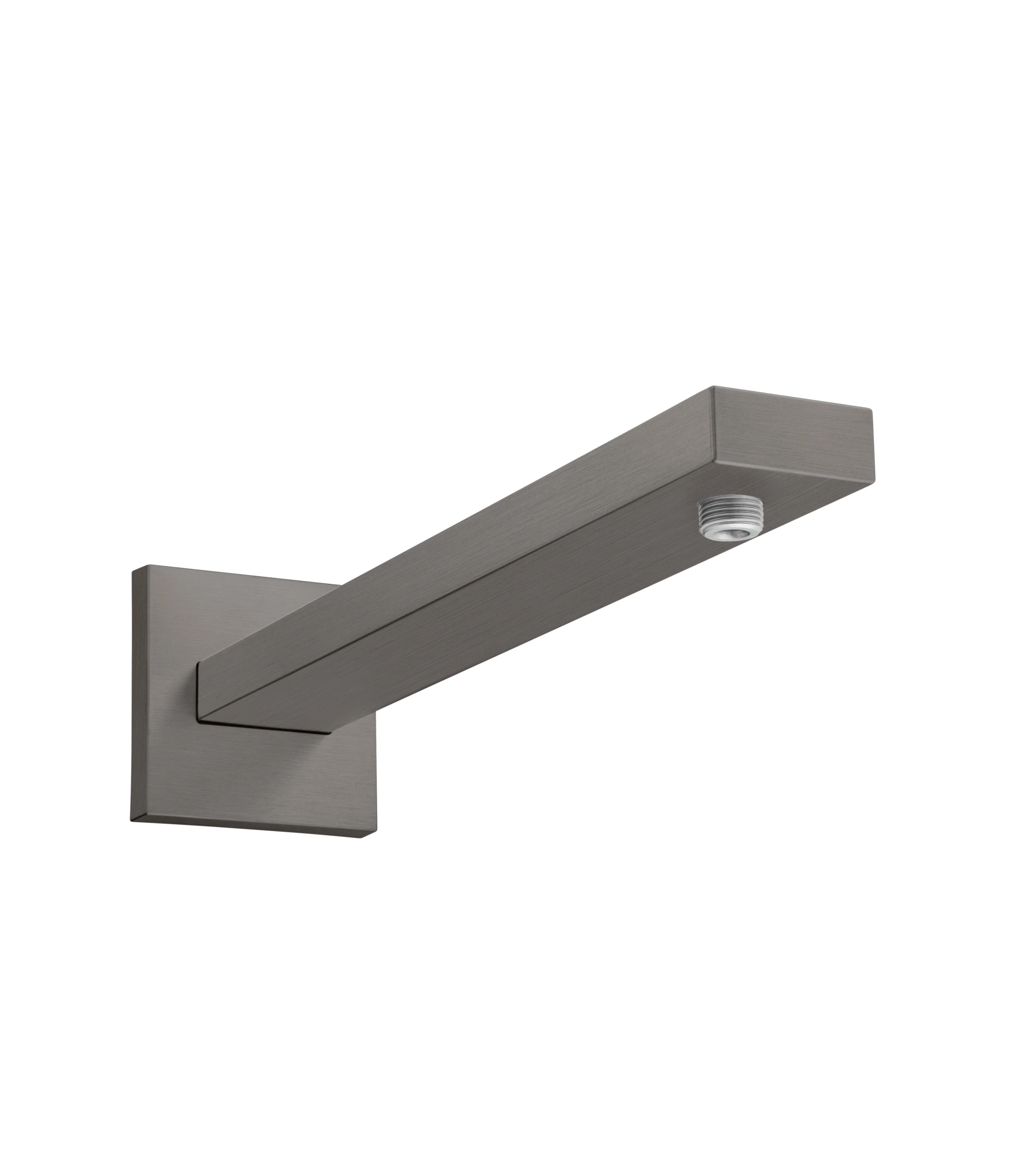 Hansgrohe Shower Arm E 39 Cm With Rectangular Shaft Brushed Black Chrome