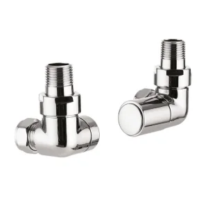 Crosswater Glide Corner Rad Valves Chrome