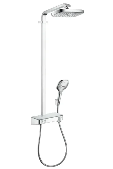 Hansgrohe Raindance Select E Showerpipes With Thermostatic Mixer 1070 X 400 X 130mm Chrome detail view - Image 2