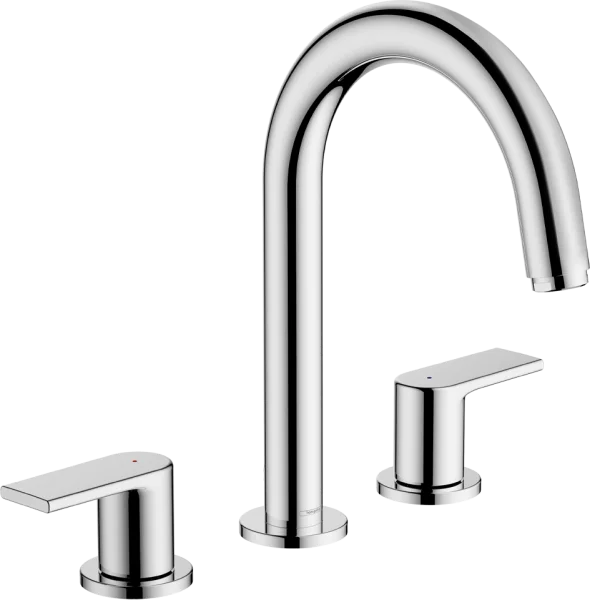 Hansgrohe Vernis Shape 3-hole Basin Mixer With Pop-up Waste Set Chrome