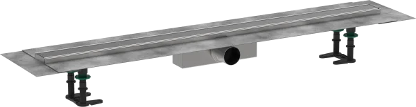 Hansgrohe Raindrain Compact Shower Wastes 1183 X 155 X 132mm Stainless Steel - Brushed