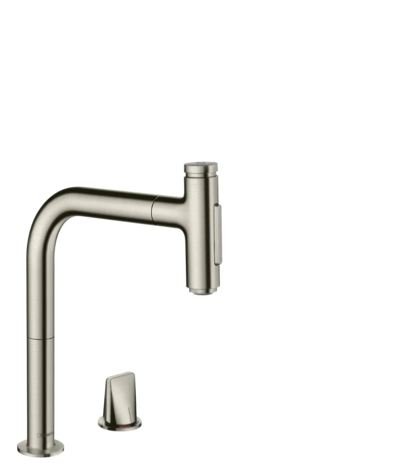 Hansgrohe Metris Select M71 Manual Kitchen Mixers 550 X 313 X 110mm Stainless Steel product image - Image 1