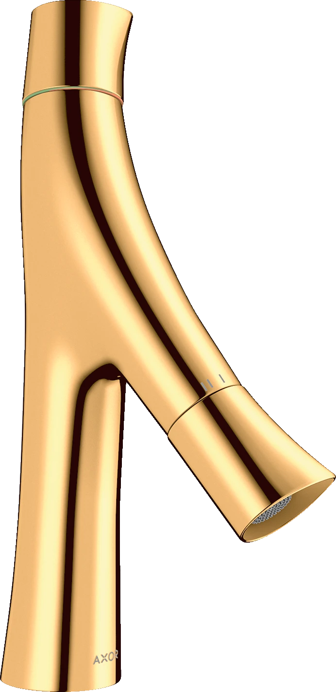 Axor Starck Organic 2-handle Basin Mixer 80 Without Waste Gold Polished