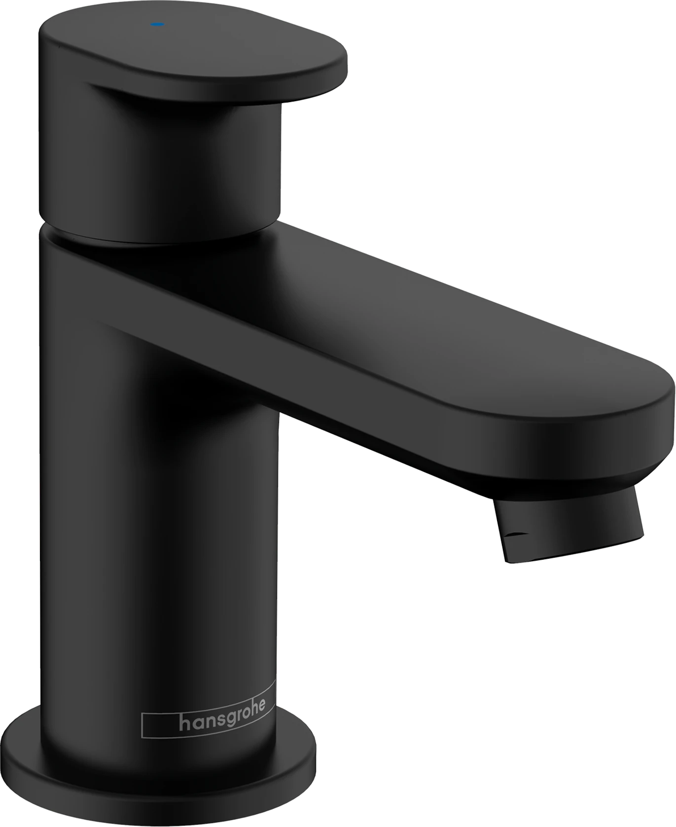 Hansgrohe Vernis Blend Pillar Tap 70 For Cold Water Without Waste Set Matt Black