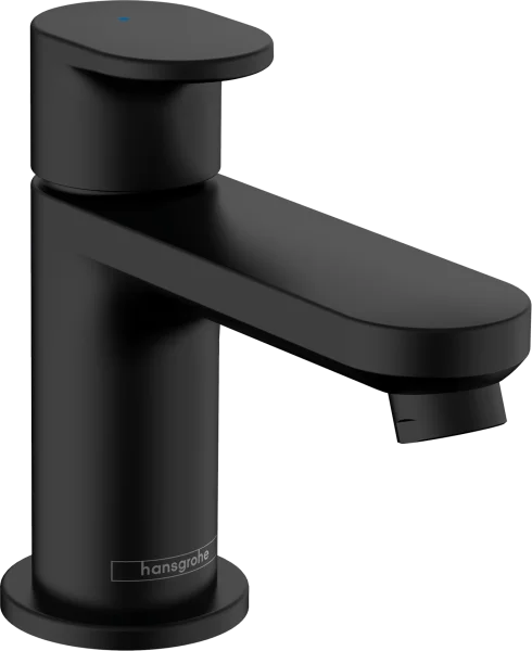 Hansgrohe Vernis Blend Pillar Tap 70 For Cold Water Without Waste Set Matt Black