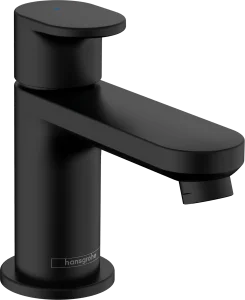 Hansgrohe Vernis Blend Pillar Tap 70 For Cold Water Without Waste Set Matt Black
