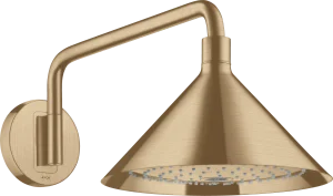 Axor Showers/front Overhead Shower 240 2jet With Shower Arm Brushed Bronze
