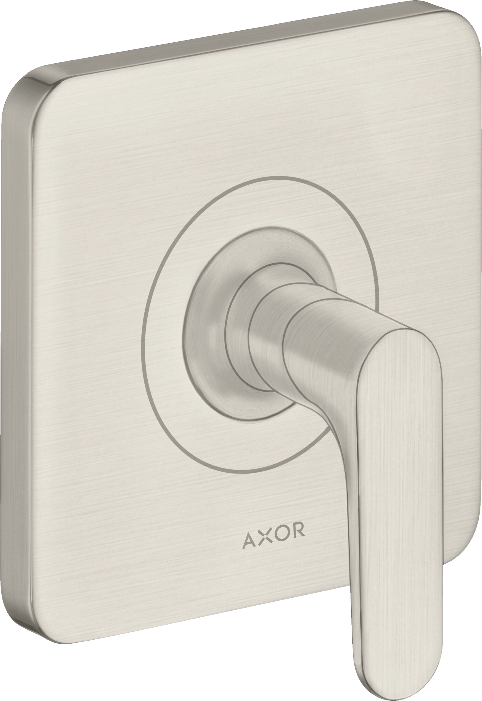 Axor Citterio M Shut-off Valve Finish Set With Lever Handle Stainless Steel