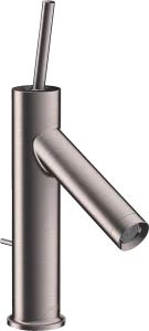 Axor Starck Single Lever Basin Mixer 90 With Pin Handle And Pop-up Waste Stainless Steel