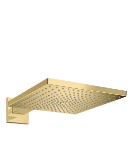 Hansgrohe Raindance E Overhead Shower 300 1jet With Shower Arm Gold Polished