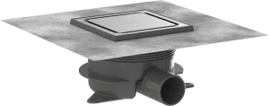 Hansgrohe Raindrain Spot Plus Shower Wastes 464 X 273 X 104mm Stainless Steel - Brushed