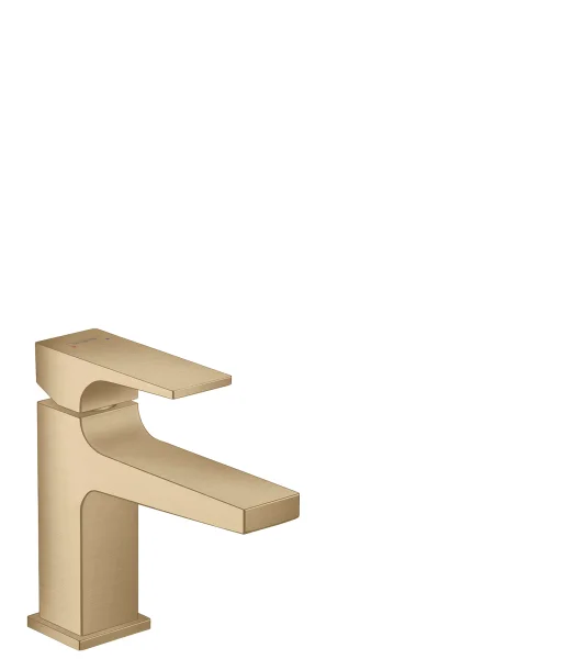 Hansgrohe Metropol Single Lever Basin Mixer 100 With Lever Handle For Handrinse Basins With Push-open Waste Set Brushed Bronze