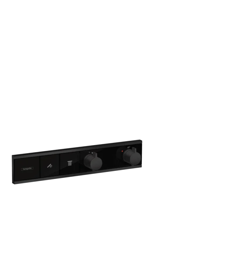 Hansgrohe Rainselect Thermostatic Shower Mixer Concealed 560 X 395 X 150mm Black - Matt product image - Image 1