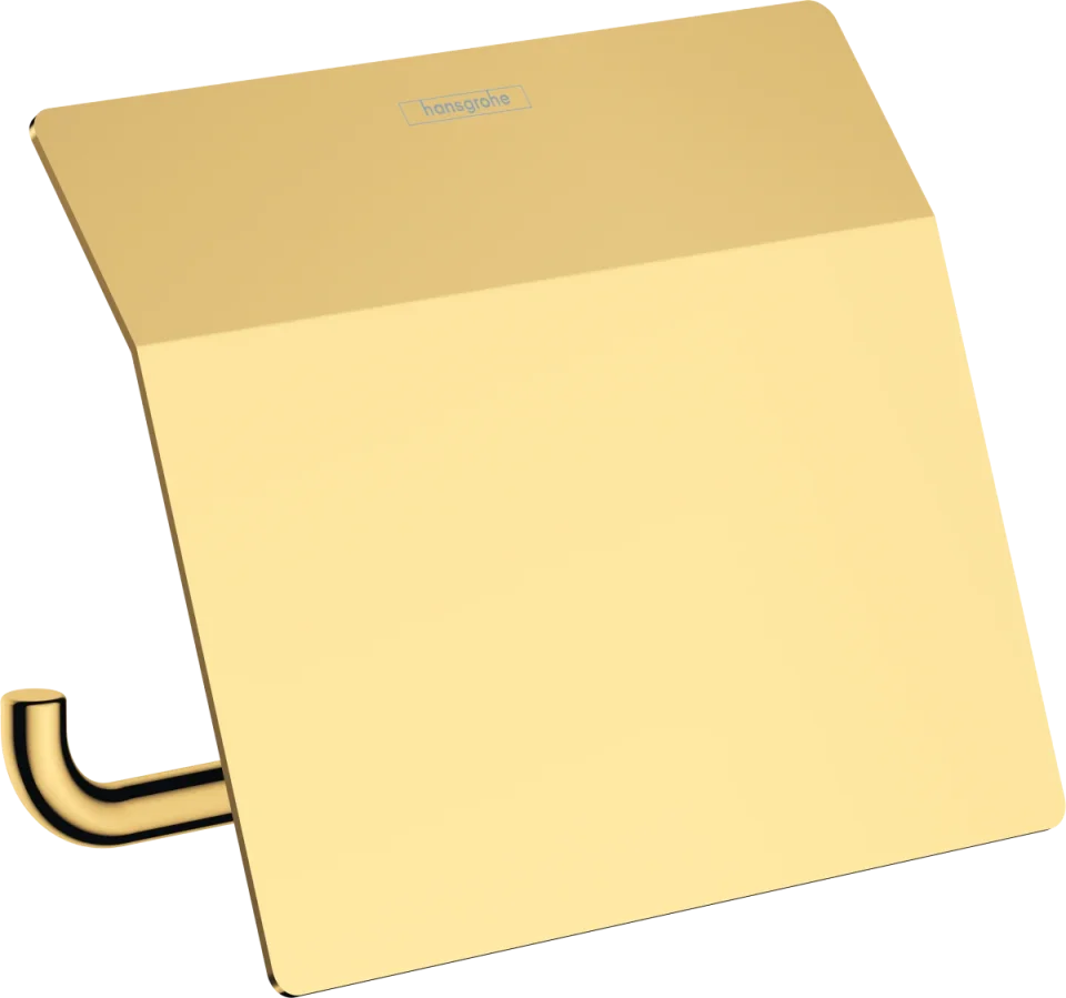 Hansgrohe Addstoris Q Toilet Roll Holders 140 X 45 X 200mm Gold - Polished product image - Image 1