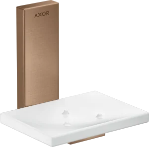 Axor Universal Rectangular Soap Dishes /-basket 135 X 110 X 90mm Rose Gold/gold - Brushed
