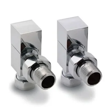 Reina Loge Radiators Valves - Polished Angled