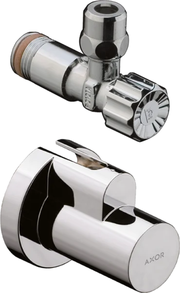 Axor Angle Valves 132 X 110 X 87mm Gunmetal/chrome - Brushed