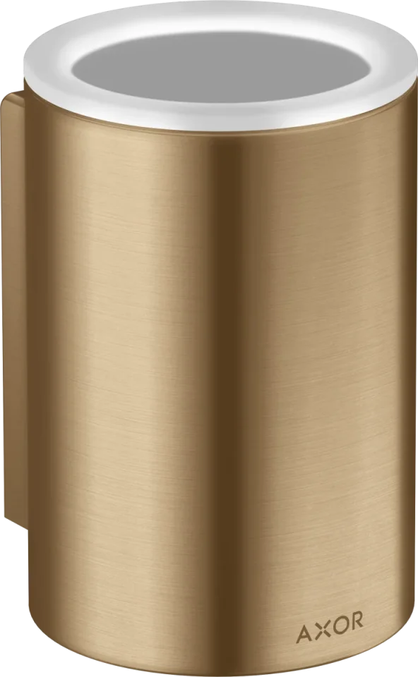 Axor Universal Circular Tooth Brush Tumbler 256 X 163 X 102mm Bronze - Brushed product image - Image 1