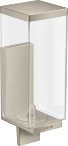 Axor Universal Rectangular Lotion Dispenser 255 X 185 X 180mm Nickel - Brushed