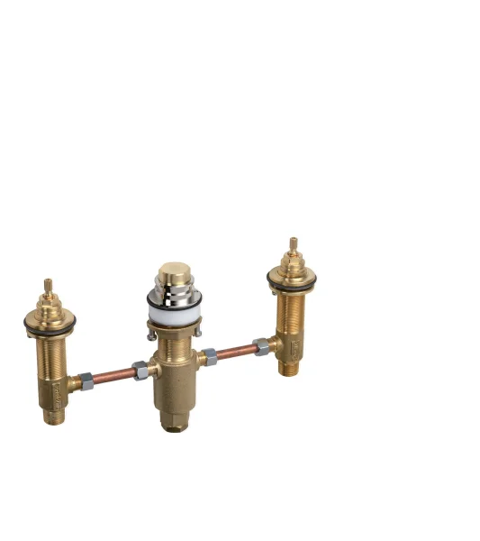Hansgrohe Basic Set For 3-hole Rim-mounted Bath Mixer