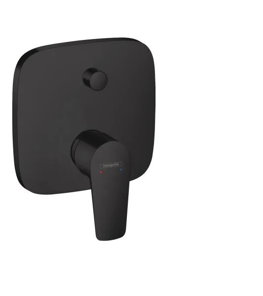 Hansgrohe Talis E Single Lever Manual Bath Mixer For Concealed Installation Matt Black