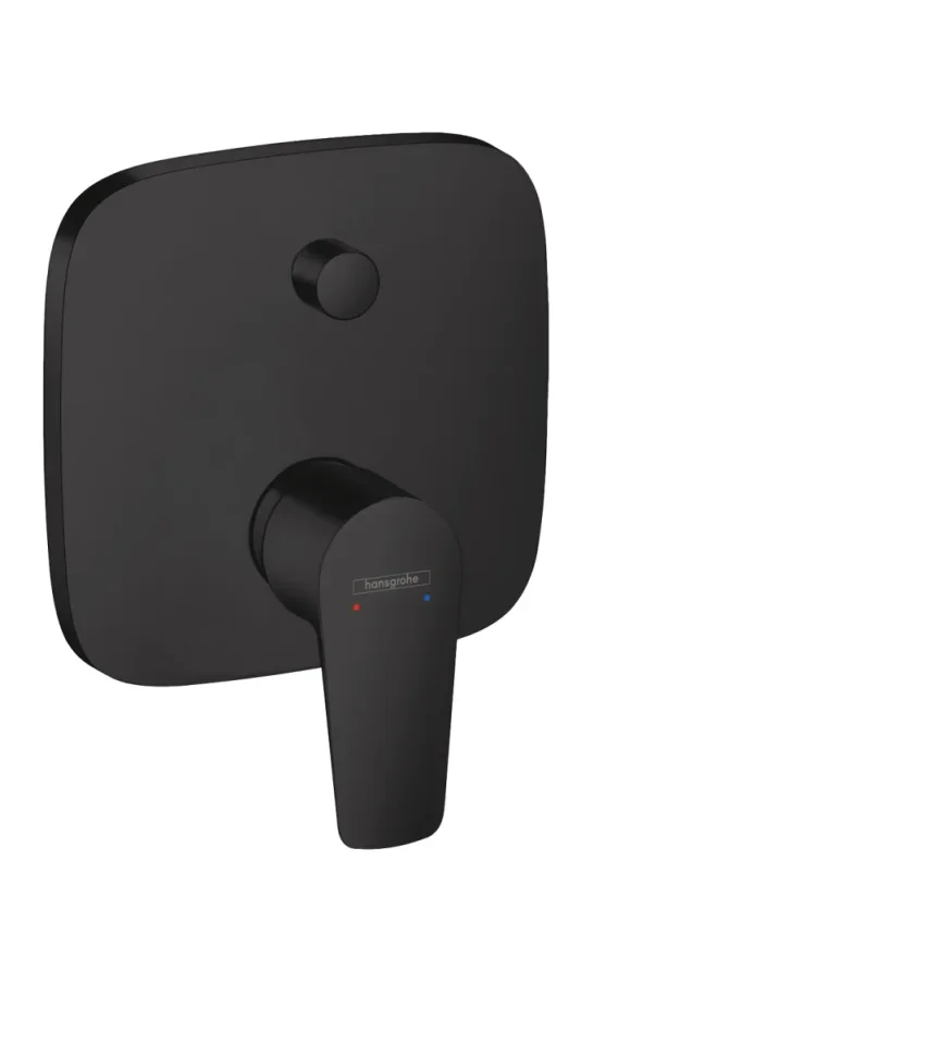 Hansgrohe Talis E Bath Mixers Concealed 217 X 180 X 132mm Black - Matt product image - Image 1