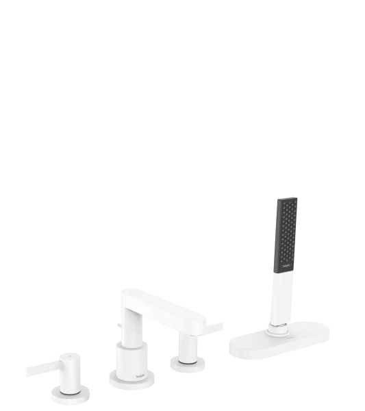 Hansgrohe Finoris Bath Mixers Concealed 555 X 290 X 230mm White - Matt