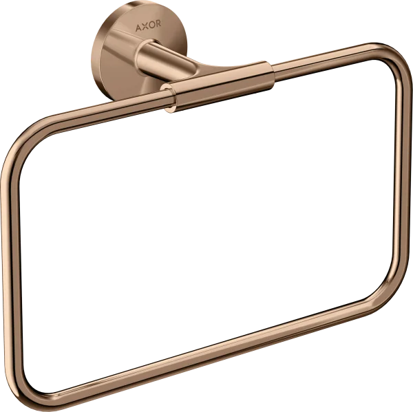 Axor Universal Circular Towel Ring 285 X 157 X 82mm Rose Gold/gold - Polished