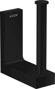 Axor Universal Rectangular Toilet Roll Holders 180 X 160 X 70mm Black - Matt