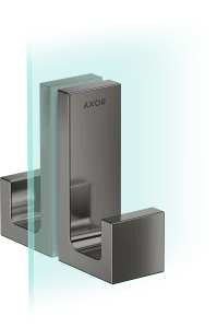 Axor Universal Rectangular Towel Holder 246 X 98 X 76mm Gunmetal/chrome - Polished