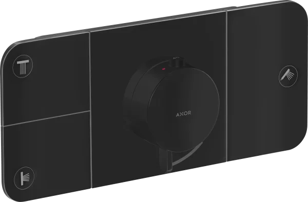 Axor One Thermostatic Shower Mixer Concealed 460 X 230 X 250mm Black - Matt