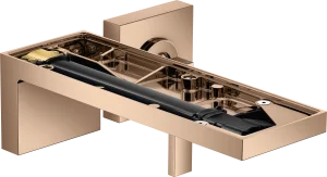 Axor Myedition Single Lever Basin Mixer For Concealed Installation Wall-mounted With Spout 221 Mm Without Plate Polished Red Gold