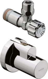 Axor Angle Valves 132 X 110 X 87mm Gunmetal/chrome - Polished