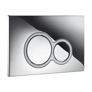 Abacus Essentials ISO WC Press Panel / Flush Plate Chrome