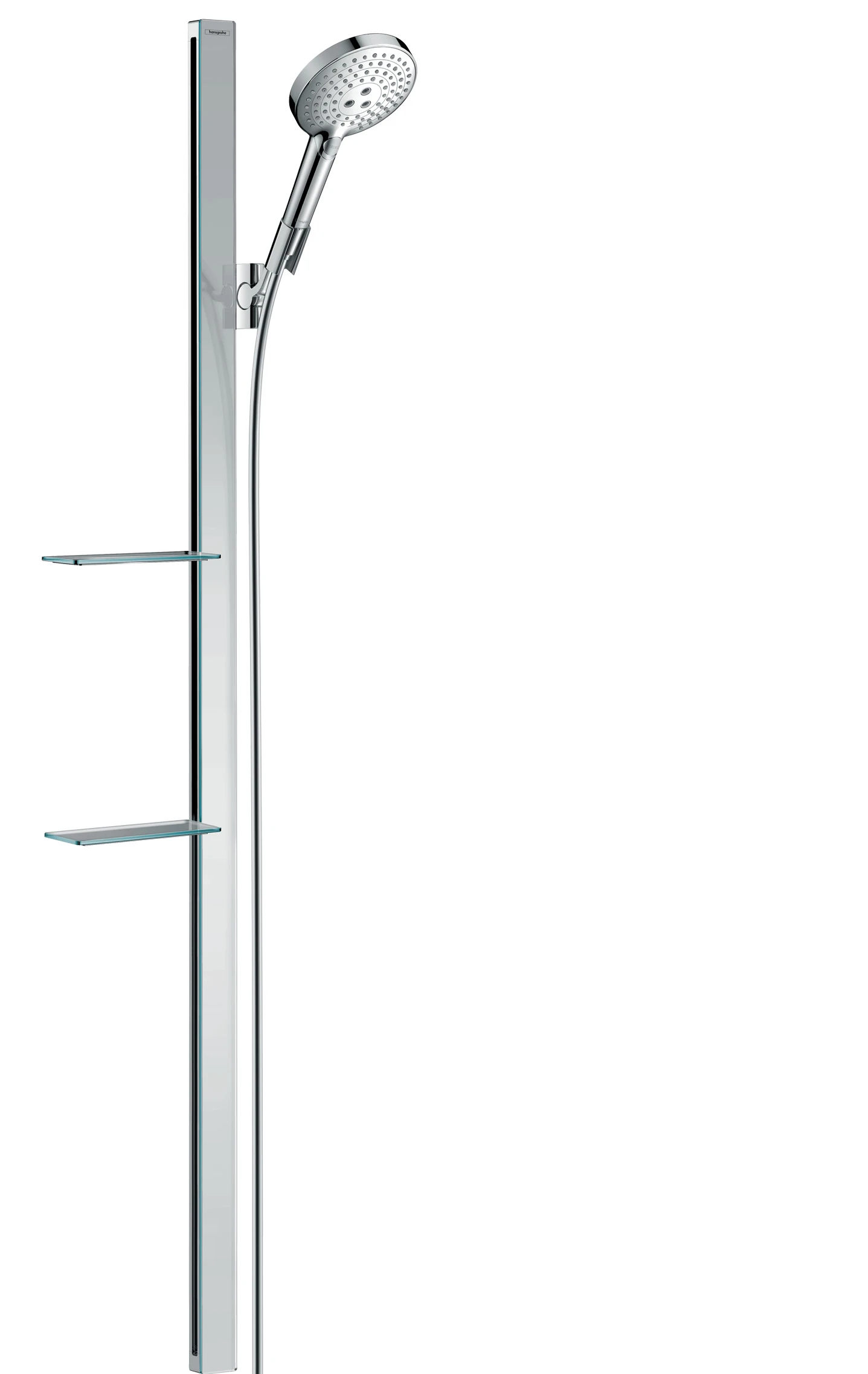 Hansgrohe Raindance Select S Shower Set 120 3jet With Shower Bar 150 Cm And Shelves Chrome