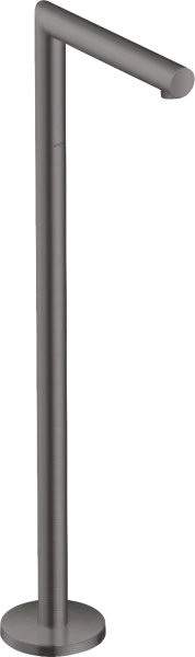 Axor Uno Bath Spout Straight Floor-standing Brushed Black Chrome