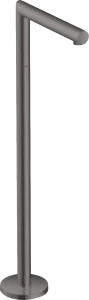 Axor Uno Bath Spout Straight Floor-standing Brushed Black Chrome