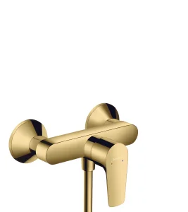 Hansgrohe Talis E Single Lever Manual Shower Mixer For Exposed Installation Gold Polished