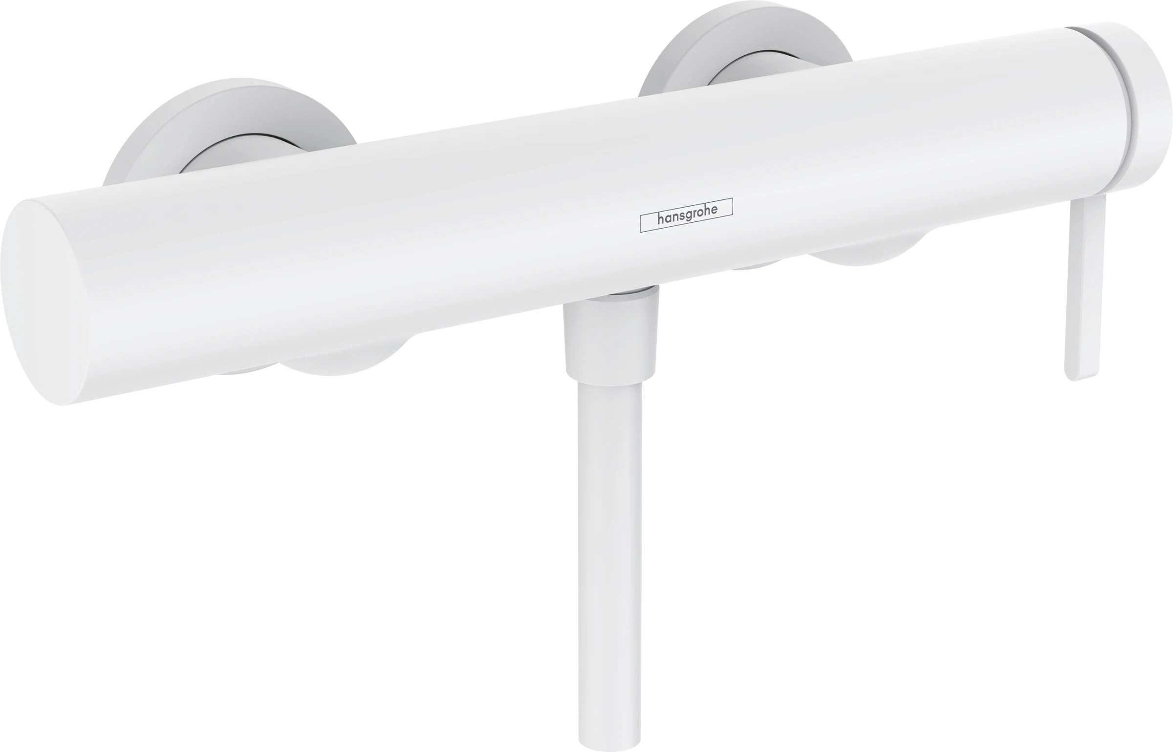 Hansgrohe Finoris Single Lever Shower Mixer For Exposed Installation Matt White